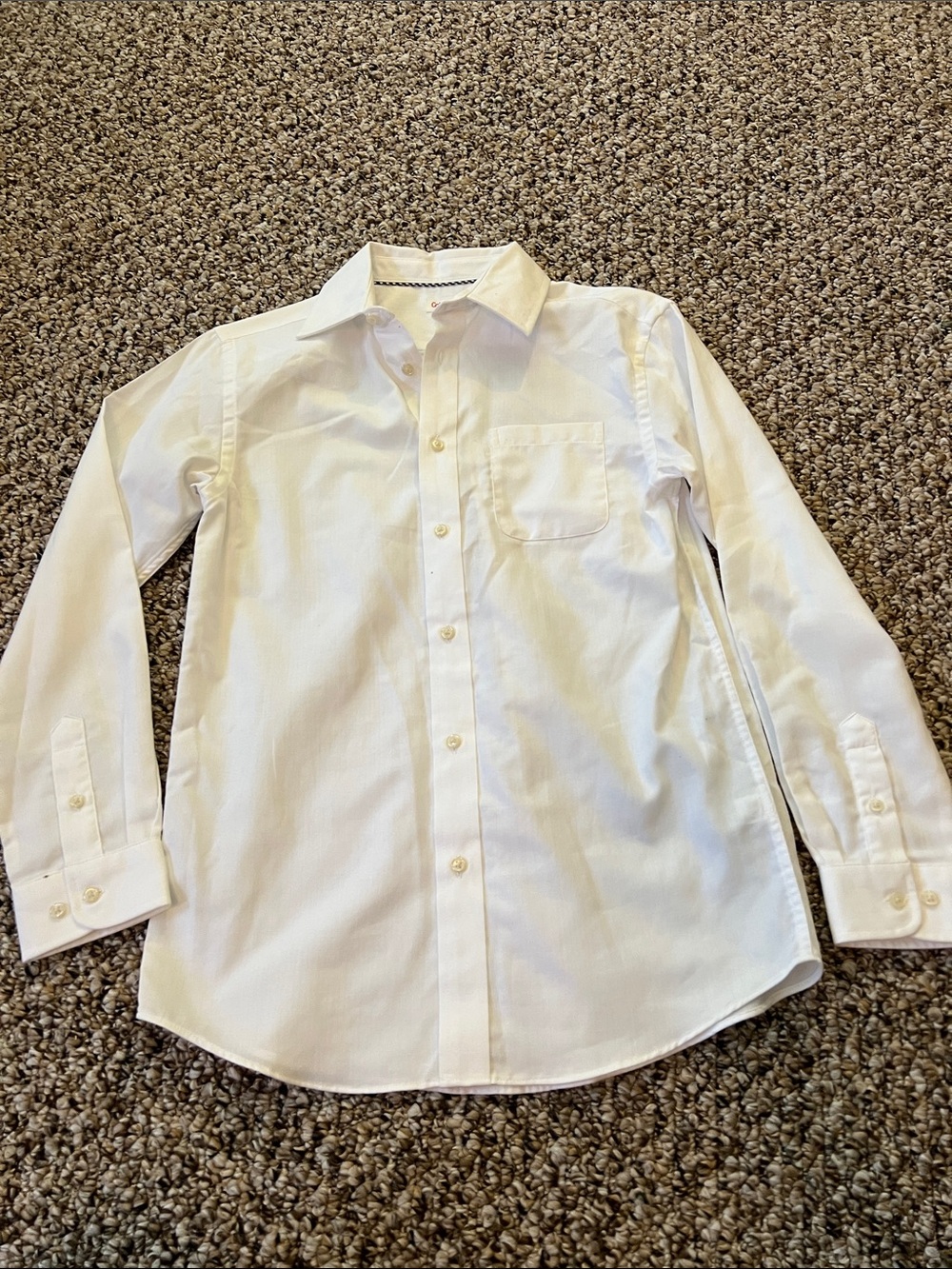 Cat & Jack White Long-Sleeve Button Down Shirt for Kids